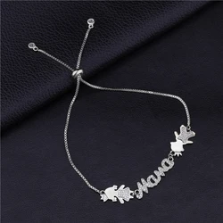 Juya Handmade Decorative Women Bracelets Adjustable Chains Mama Boy Girl Bracelet For DIY Crafted Gift Jewelry Bracelets