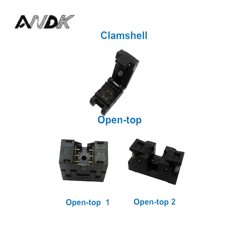 

Crystal oscillator socket for 6pin crystal size 5.X3.2mm thickness 1.1mm XO CXP06-000-CP/TP53NT crystal test burn-in socket