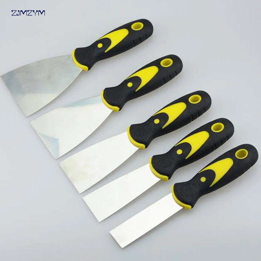 2 inch Putty Knife 1pcs Scraper Blade Scraper Shovel Carbon Steel Plastic Handle Wall Plastering Knife Hand Tool 205x50mm