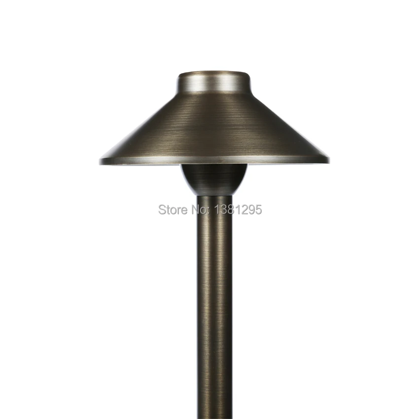 

24PCS 12V Low Voltage LED Outdoor Landscape Pathway Light Brass Bronze Waterproof Garden Area Walkway Driveway Path Lamp