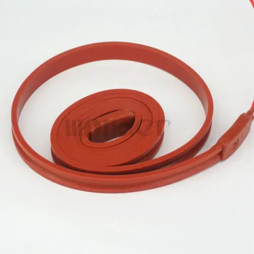 220V AC 15x1500mm 115W Waterproof Flexible Silicone Rubber Heater Heating Belt Unfreezer for Pipeline