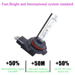 Original Xenon Super Bright Fast Start 2 pcs 55W 9012 HIR2 HID Xenon Head Lamp Single Beam Replacement Car Bulb
