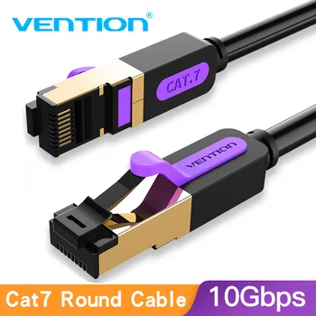 Vention 이더넷 케이블, Cat7 RJ45 랜 케이블, SSTP 네트워크 인터넷, PC 라우터 노트북 케이블 이더넷용 패치 코드 케이블, 5m, 10m, 20m