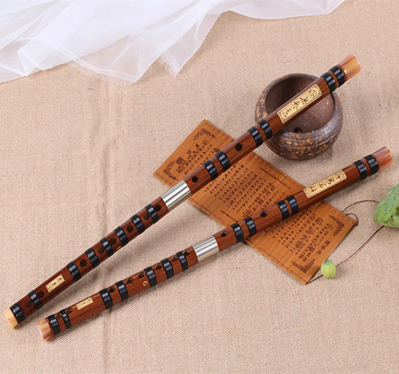 

Bamboo Flute Professional Transversal flauta Musicais Instrumentos C D E F G Key Double plug Flaut Chinese Dizi nay flauto huilu