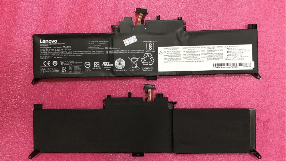 New genuine Battery for Lenovo ThinkPad New S1 2018 Yoga 260 Yoga 370 Yoga X380 01AV434 01AV432 SB10K97591 15.2V 51WH