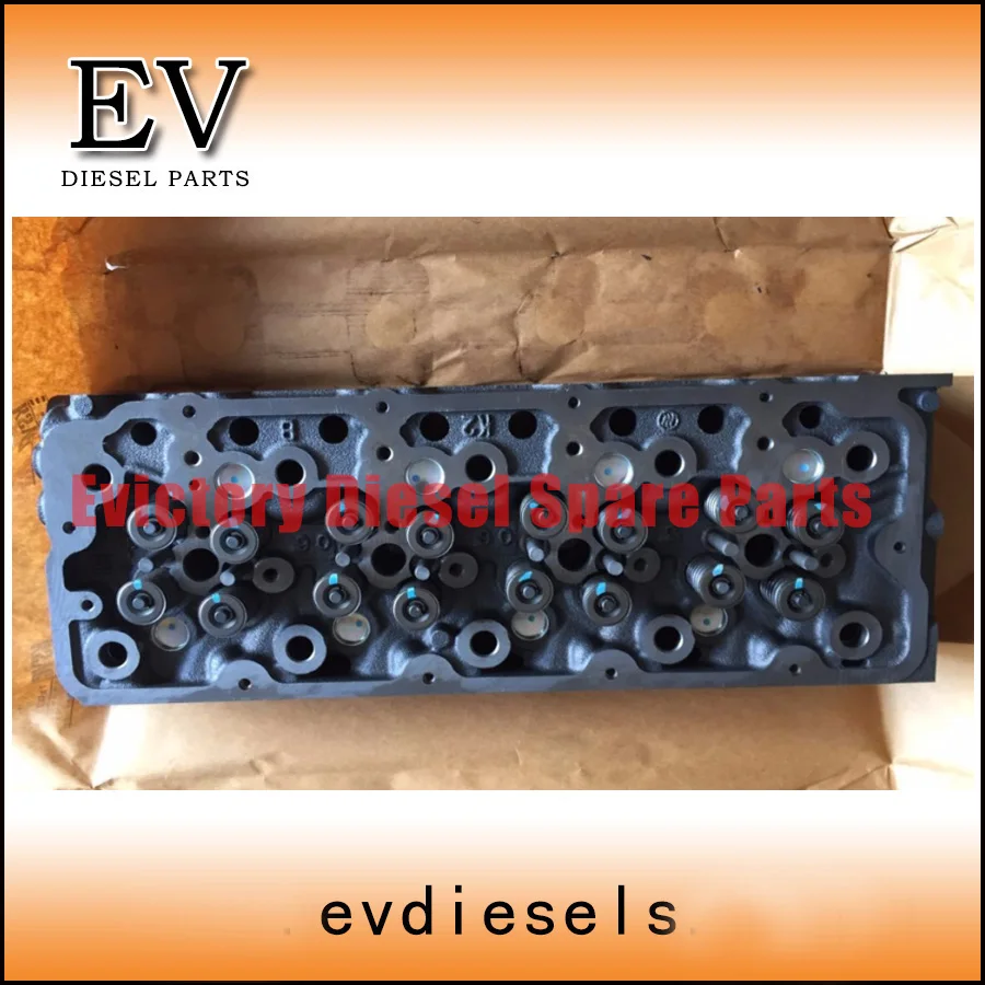 Compelete new type Genuine Kubota V2607 V2607T cylinder head  for Bobcat excavator