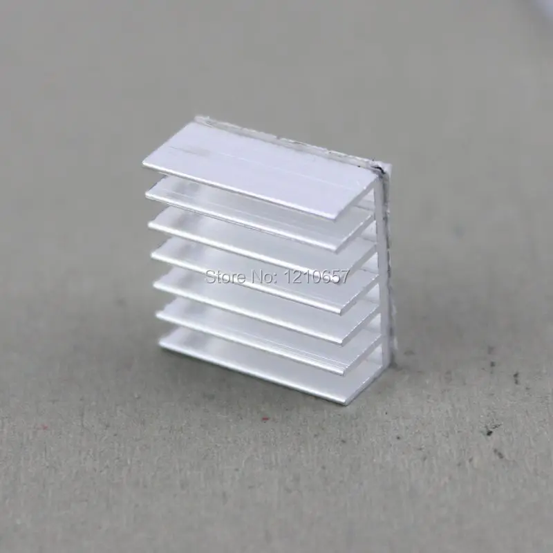 1000pcs lot Silver 14 x 14 x 6mm Aluminum Heatsink MOS Heat sinks Cooling for IC Card VGA DDR