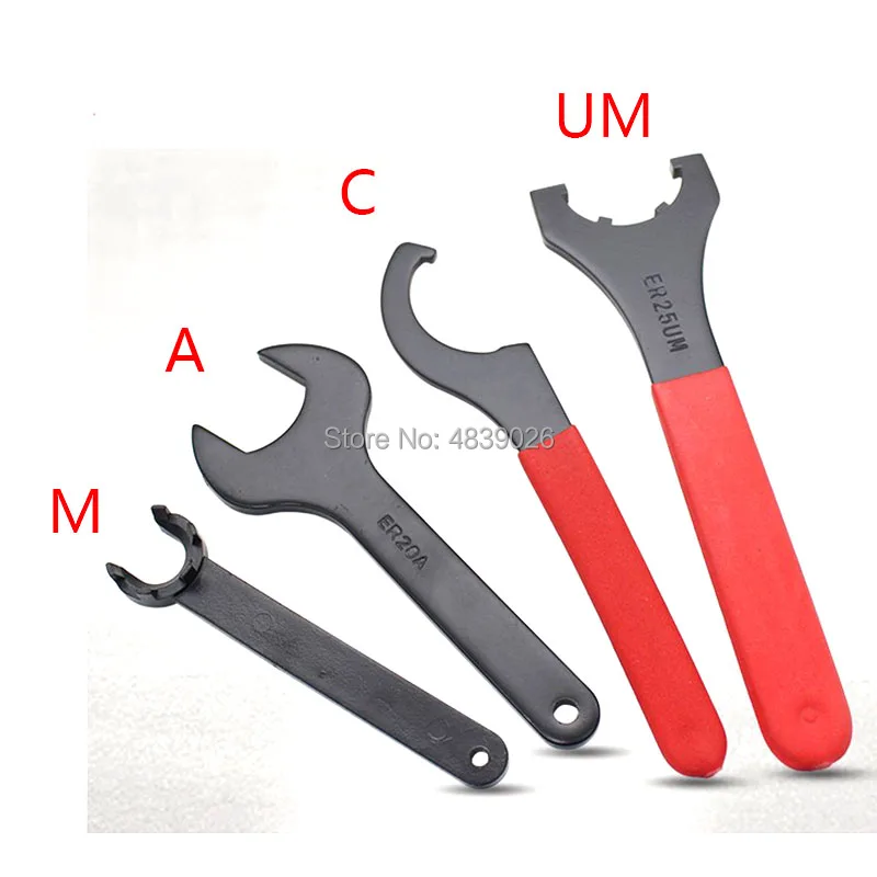 ER8M er11 er16 er20 M type key Collet chuck Spanner keys CNC er wrench tools holder wrench