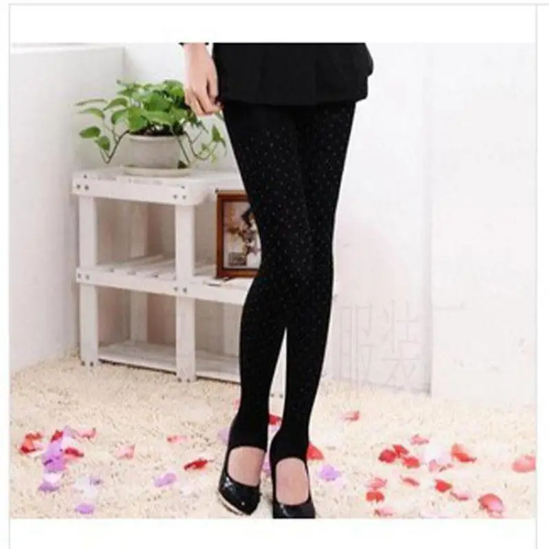 2024 Spring New Arrival Korean Style Woolen And Little Thin Warm Thick Tights Free Shipping