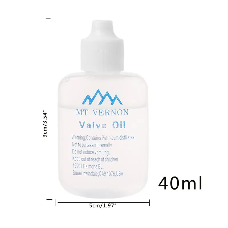 Brass instrument parts 40ml Valve Oil Smooth Switch Saxophone Trumpet Clarinet Flute Lubricating Liquid dropshipping