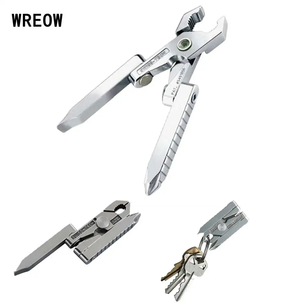 

Pocket Size Foldable Pliers Multifunction Hand Tools Folding Clamp Outdoor Keychain Hiking Travel Camping Adventure Survive Tool