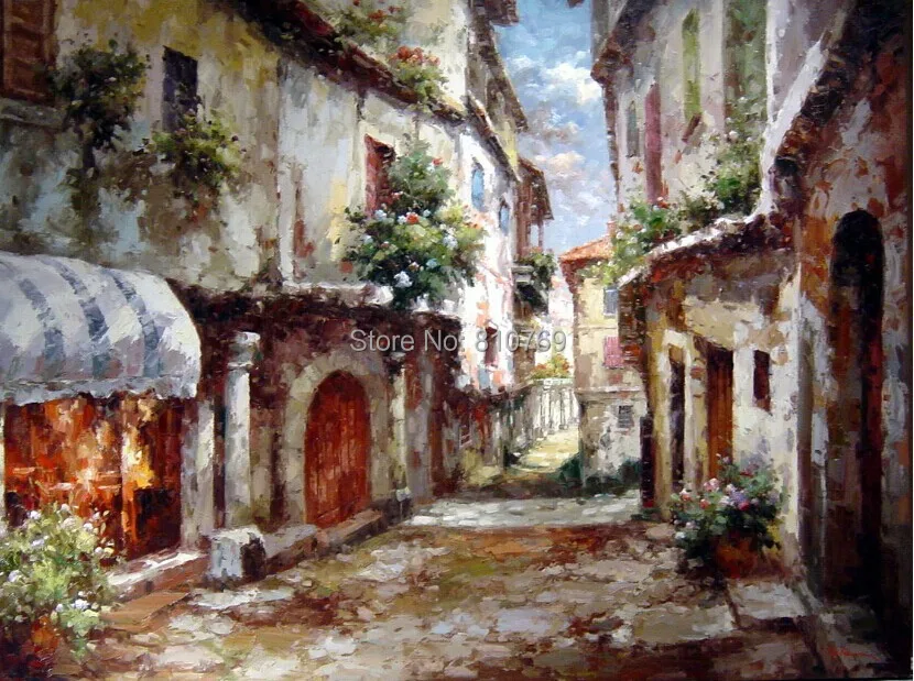 

hand-painted famous oil painting high quality Modern artists painting Classical landscape DM141126032