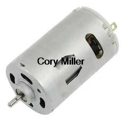 12V DC 6000RPM 2 Pin Connector 36mm Dia. Mini Motor Replacement