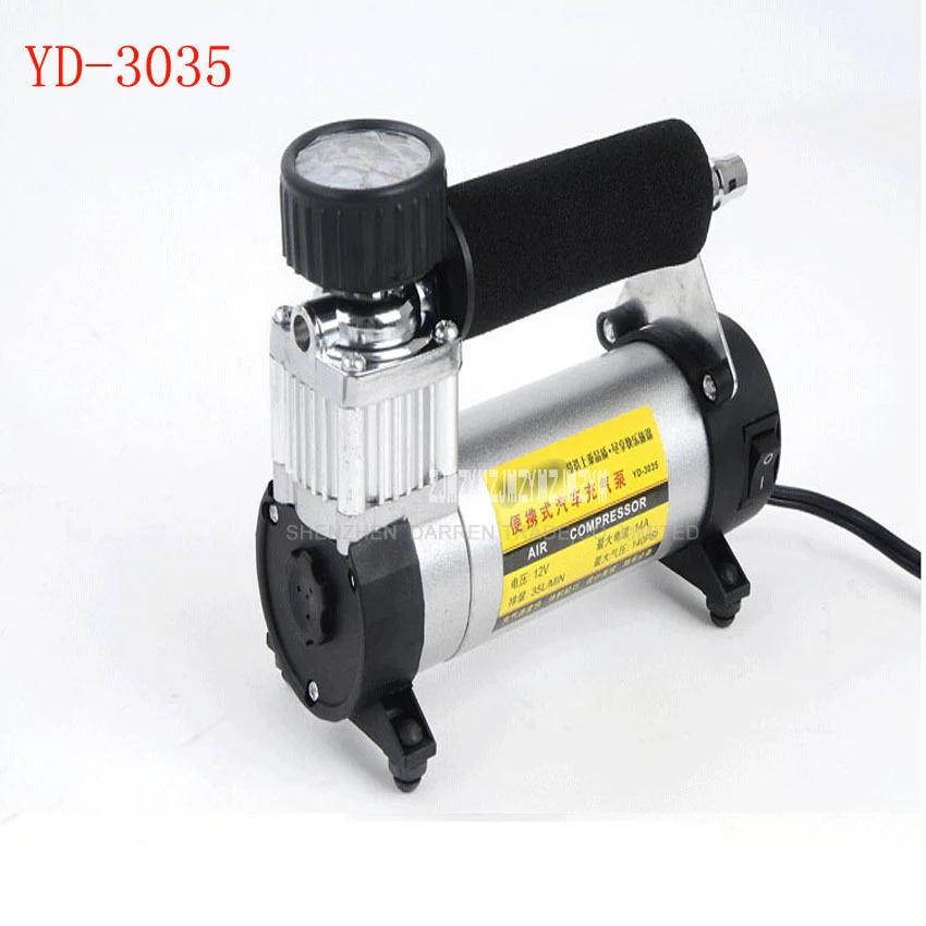 

2PC YD-3035 Portable Super Flow 12V 140PSI Auto Tire Inflator / Car Air Pump Car Pumps Car Air Compressor 12V