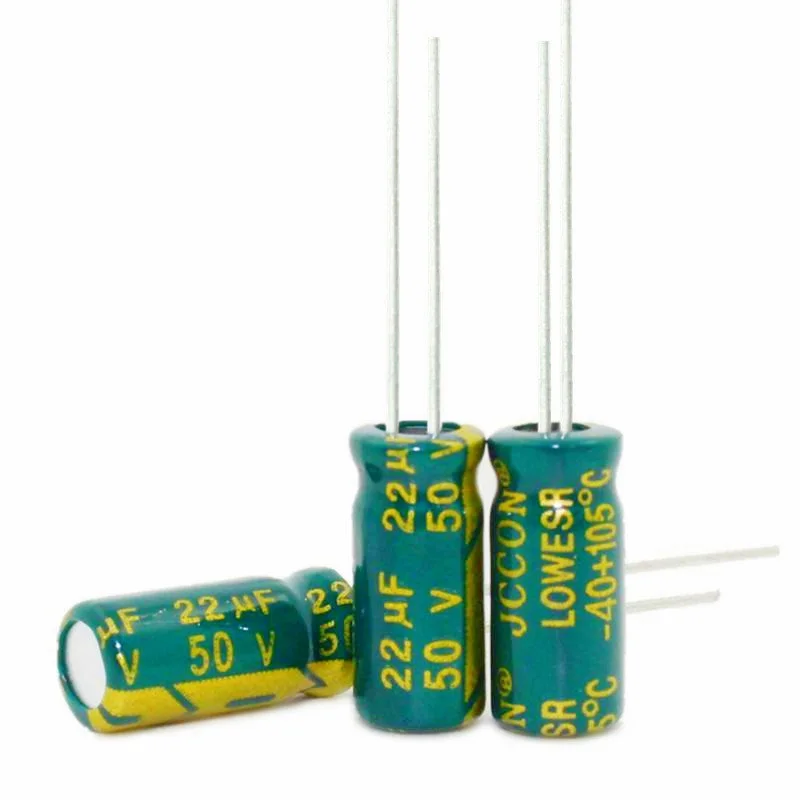 

1UF 4.7UF 10UF 22UF 47UF 220UF 10V 25V 35V 50V 5*11MM high frequency low impedance Aluminum electrolytic capacitor