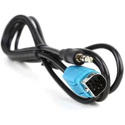 3.5mm Aux Cable Connection Audio Adapter for ALPINE KCE-236B CDA-9884 CDA-9886M MP3