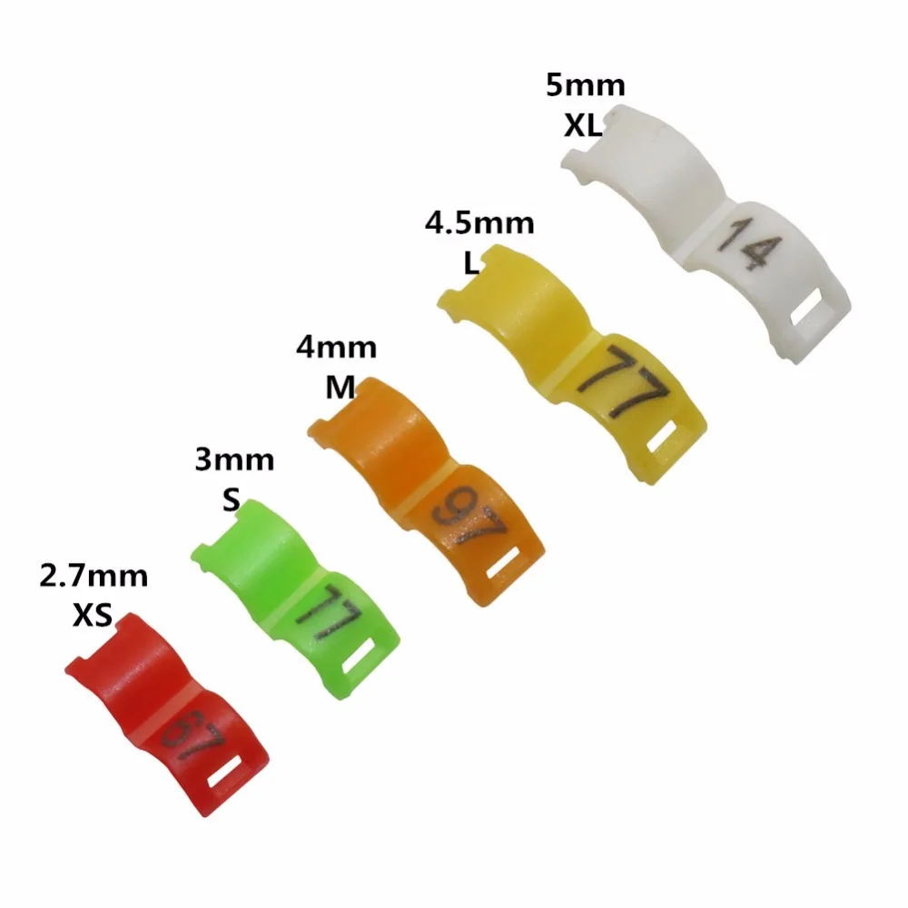 10 Pcs Inner 2.7/ 3/4/4.5/5mm Canary Clip Ring Bird Pigeon Parrot Leg Rings Small Birds Foot Rings With Number Bird Clip Ring