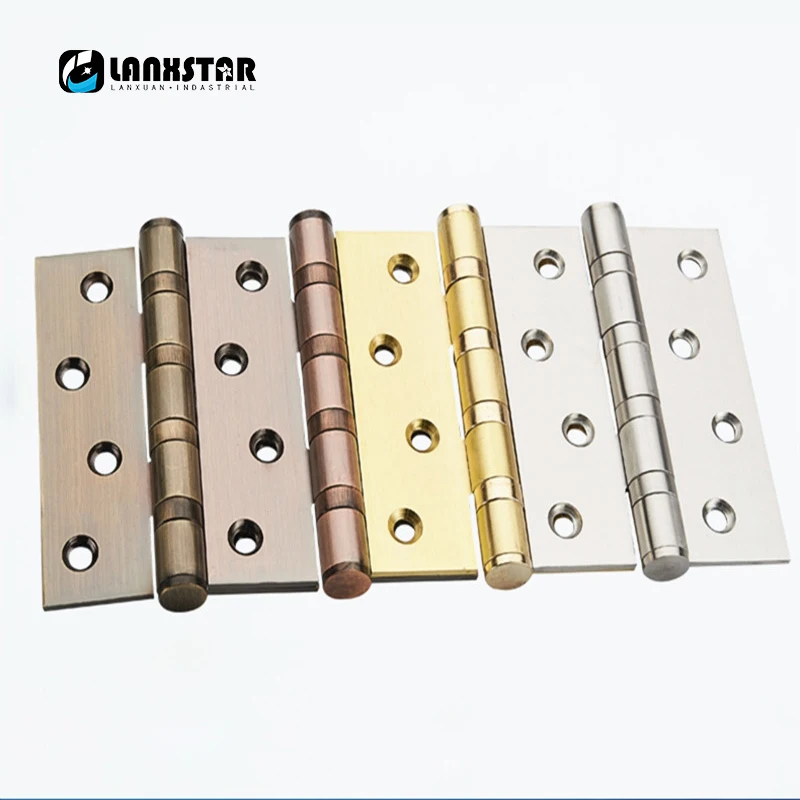 

Stainless Steel Door Hinge 4inch 3mm Thickness Mute Bearing Free Slot Door-hinges