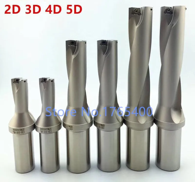 SP 3D U Drill 25Mm-30Mm (25 25.5 26 26.5 27 28 29 30 30.5) Shank C32, Bor Cepat Alat Bor Terindeks untuk SPMG07 SPMG09 Insert