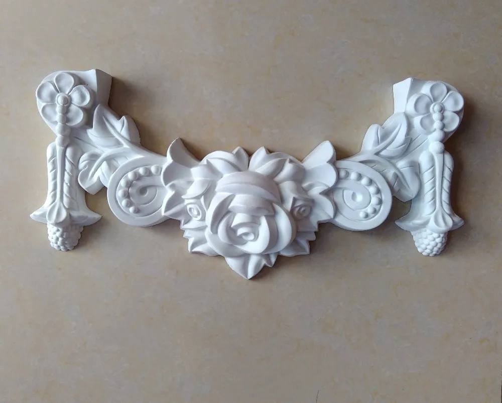 PU Polyurethane Fireplace Lintel Decoration European style Ceiling Wall Moulding Decor Furniture Portal Decorating Components