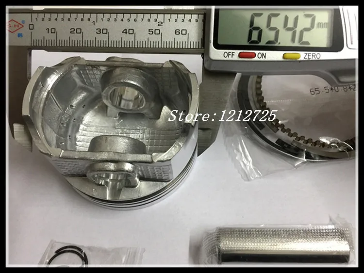 Motorcycle piston and ring CB 200cc CB250CC Lifan 200cc piston ring sleeve plug for piston pin piston diameter of 65.5mm to 15mm