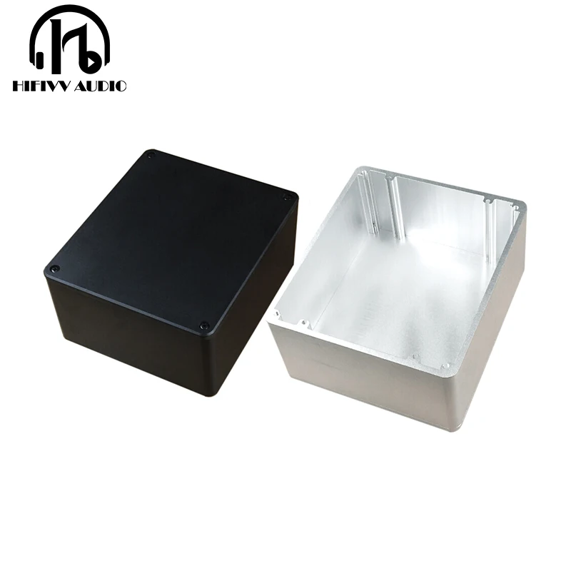 160*75*140Mm E-Core Transformator Cover Aluminium Schild Behuizing Hifi Audio Buis Versterkers Chassis Shell Diy Systeem