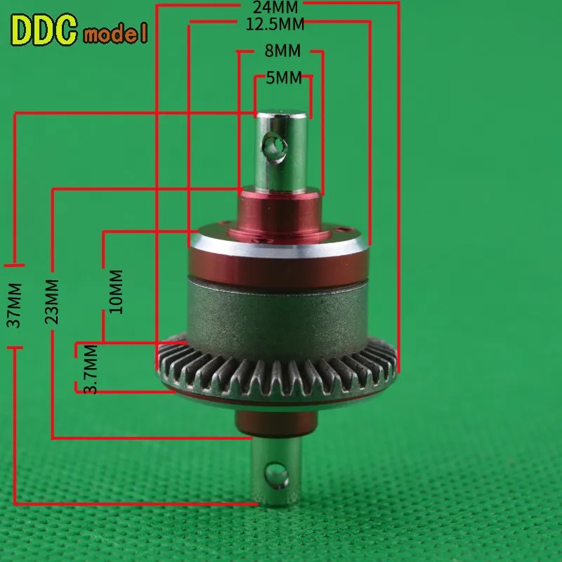 FY-01 FY-03 FY-06 FY-07 FY-08  1/12 remote control RC Car Spare Parts Upgrade metal front differential