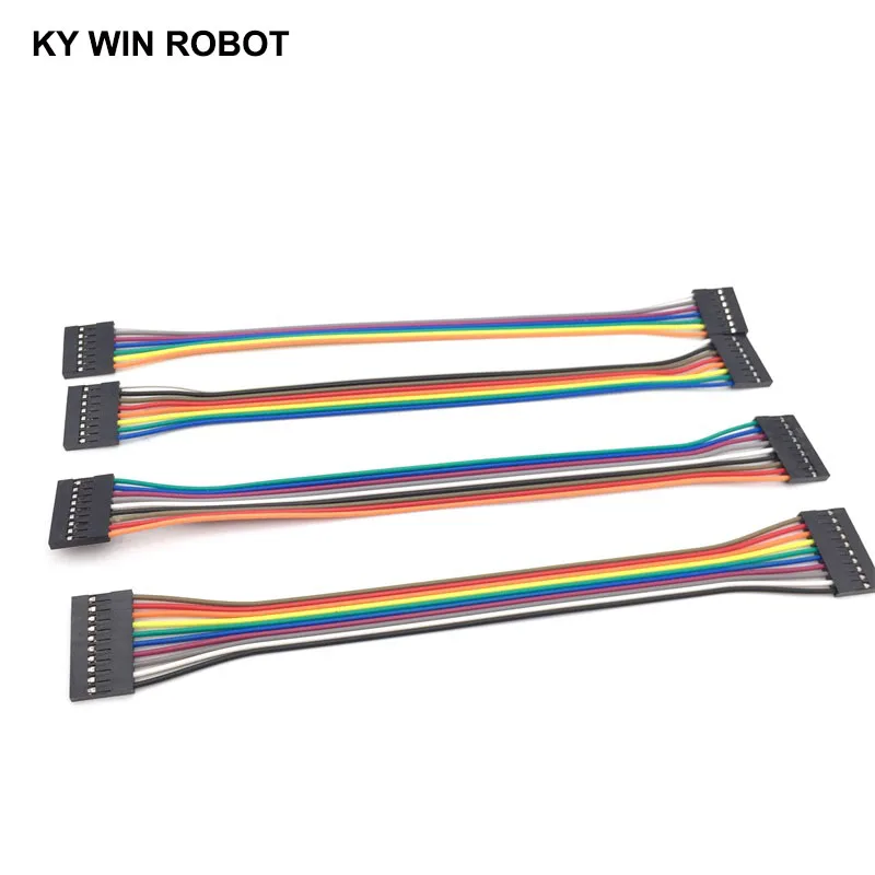 Dupont line 20cm 2.54mm Female to Female 2P/3P/4P/5P/6P/7P/8P/9P/10P/12P Color Breadboard Cable Jump Wire Jumper For Arduino