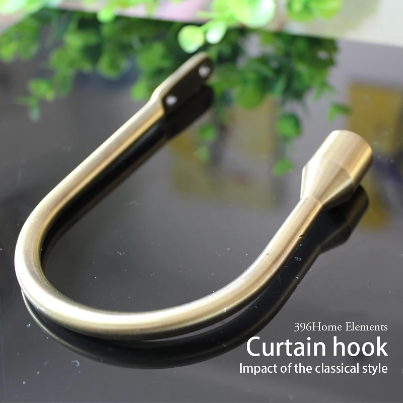 Model U Curtain Hanger  European Style Wall Wall Hook  Curtain Button Nordic Style No Need To Hang Ball.