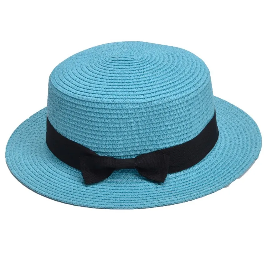 Sun Hat Kids Hat Summer Cap Straw Hat Women Summer Mini Brim Floppy Fedora Beach Cap