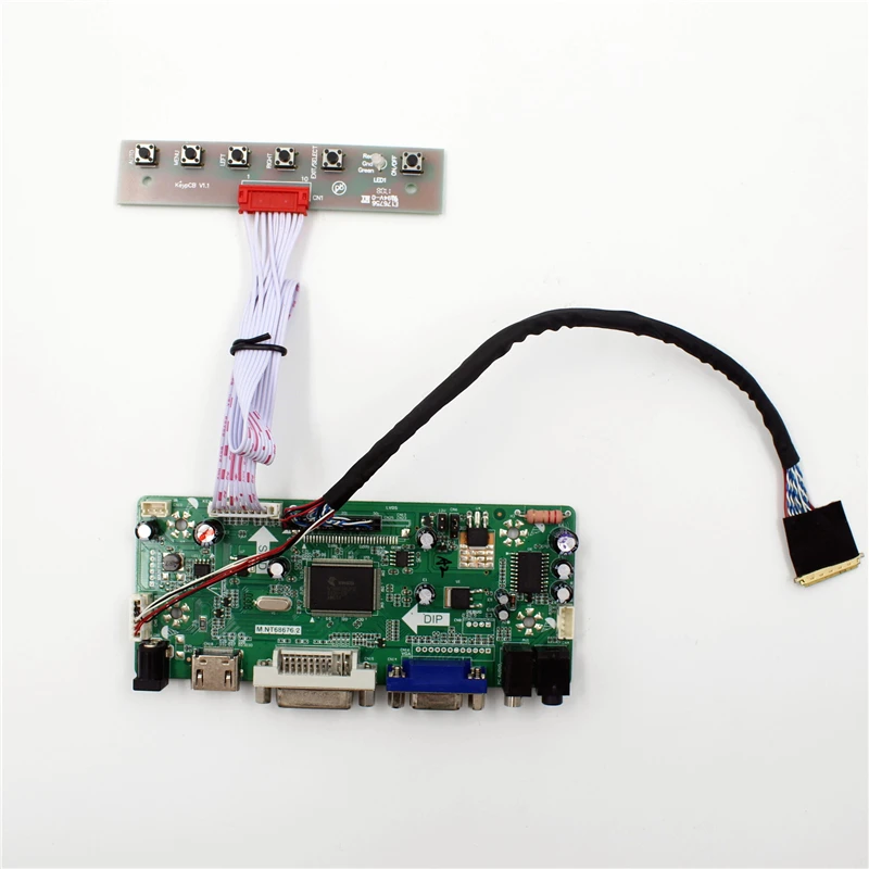 lcd display control board kit with VGA DVI AUIDIO HDMI-compatible for THINKPAD 14 inch B140RW02 V1 1600X900 easy diy repair