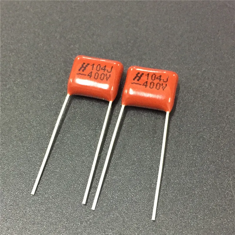 

20pcs CBB capacitor 104 400V 104J 0.1uF 100nF P10 CL21 Metallized Polypropylene Film Capacitor