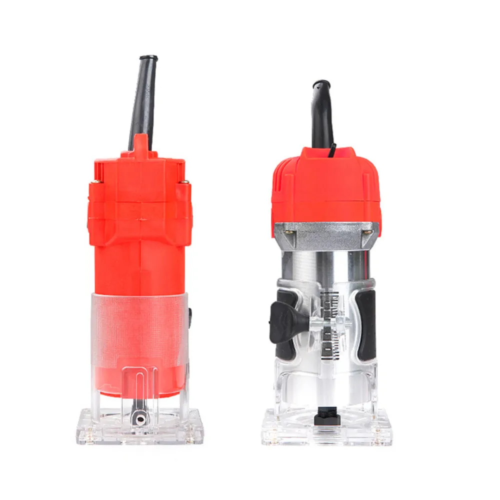 Router Trimmer 650W Duurzaam Kleine Koperen Motor Carving Machine 1/4 ''Chuck Elektrische Houtbewerking Trimmer Power Tool Hout Diy