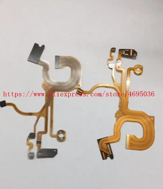 Nova lente traseira cabo flexível principal para sony cyber-shot DSC-HX50 DSC-HX60 hx50 hx60 peça de reparo da câmera digital (sem soquete)