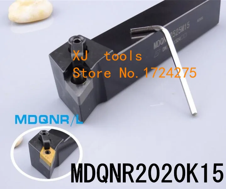 MDQNR2020K15/ MDQNL2020K15 Metal Lathe Cutting Tools,CNC Turning Tool,Lathe Machine Tools, External Turning Tool Type MDQNR/L