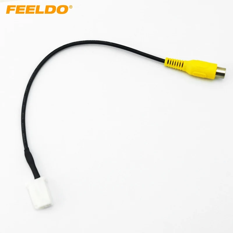 FEELDO 1PC Parking Rear Camera Video Line Plug Reverse Convert Input Cable For Toyota Camry Panasonic Navigation DVD #FD-1327