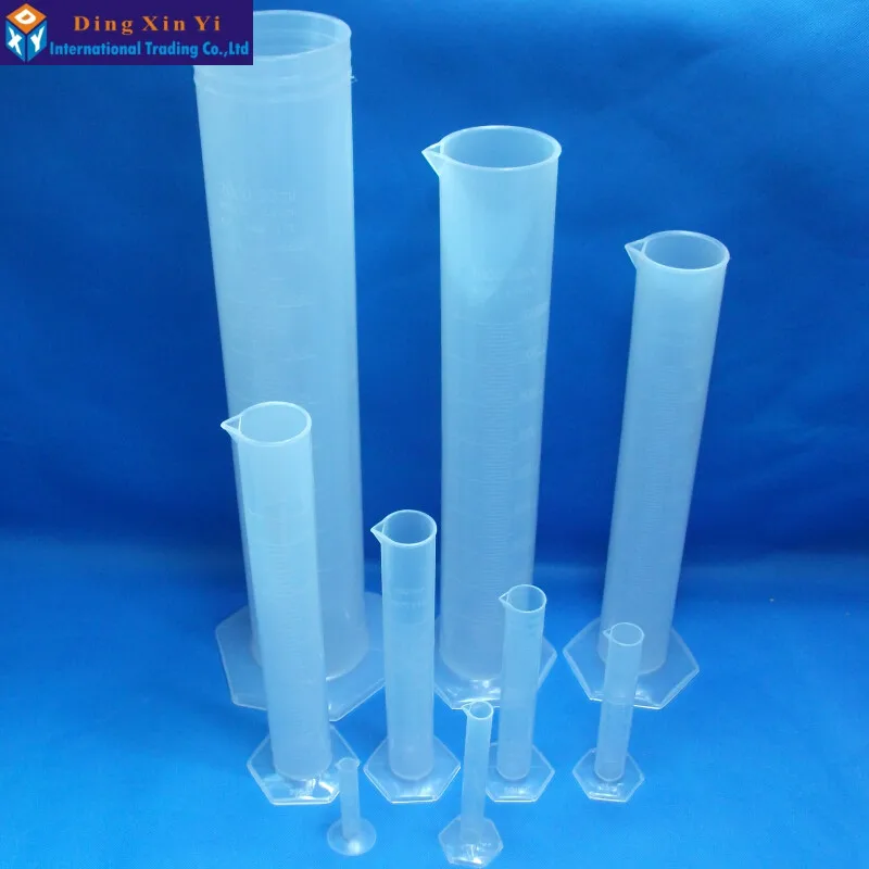 

1pcs Plastic Measuring Cylinder Graduated Cylinders for Lab Supplies Laboratory Tools School Lab Accessories