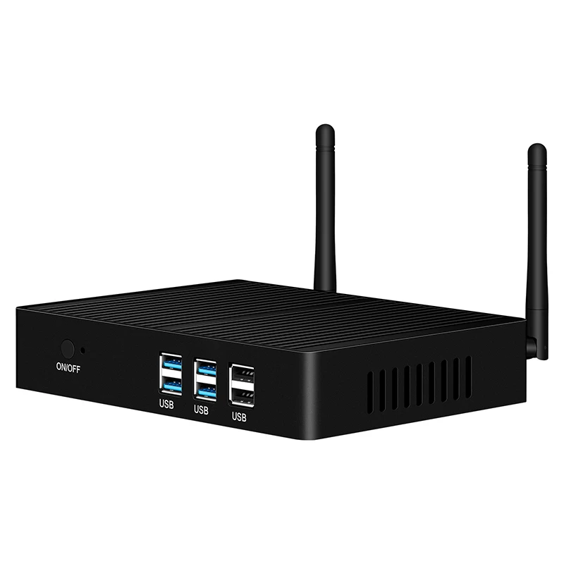 Haushalts mini pc intel core i7-4500U i5-4200U windows 10 linux htpc hdmi vga display 300m wifi gigabit ethernet robuste ipc