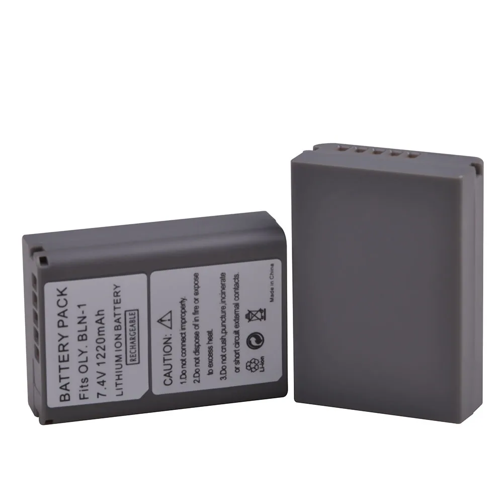 3Pcs 1220mAh BLN-1 BLN 1 Rechargeable Battery for Olympus E-M5 OM-D E-M1 E-P5 E-M5 II Digital Camera