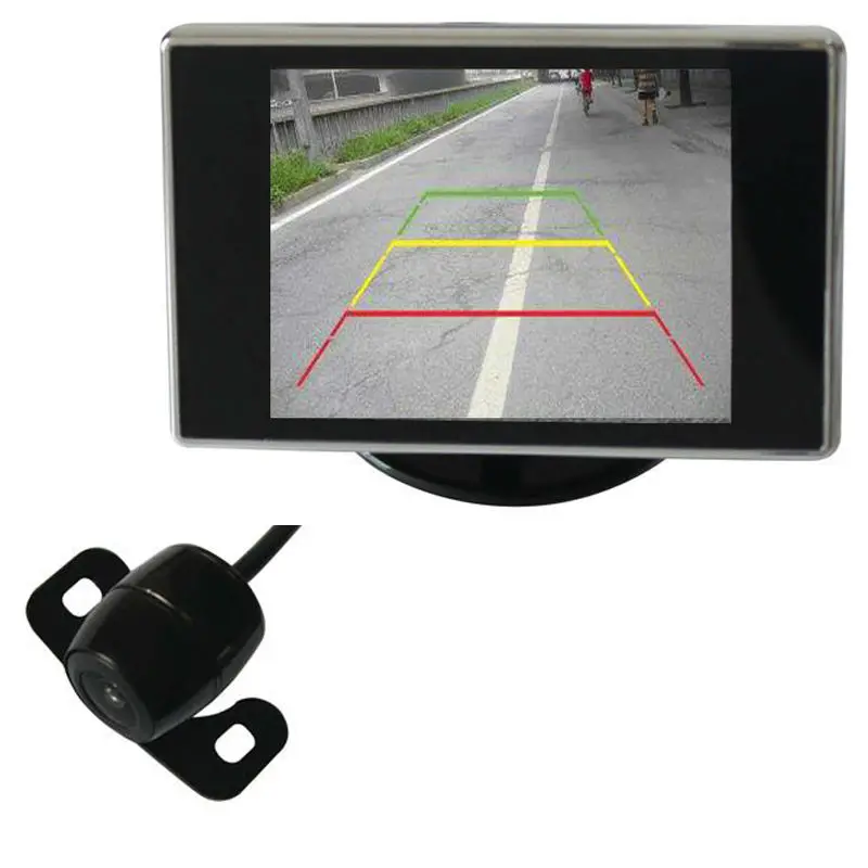 

Car Rearview Camera parking system video parking sensor 3.5 inch digital TFT LCD monitor ,FreeShipping