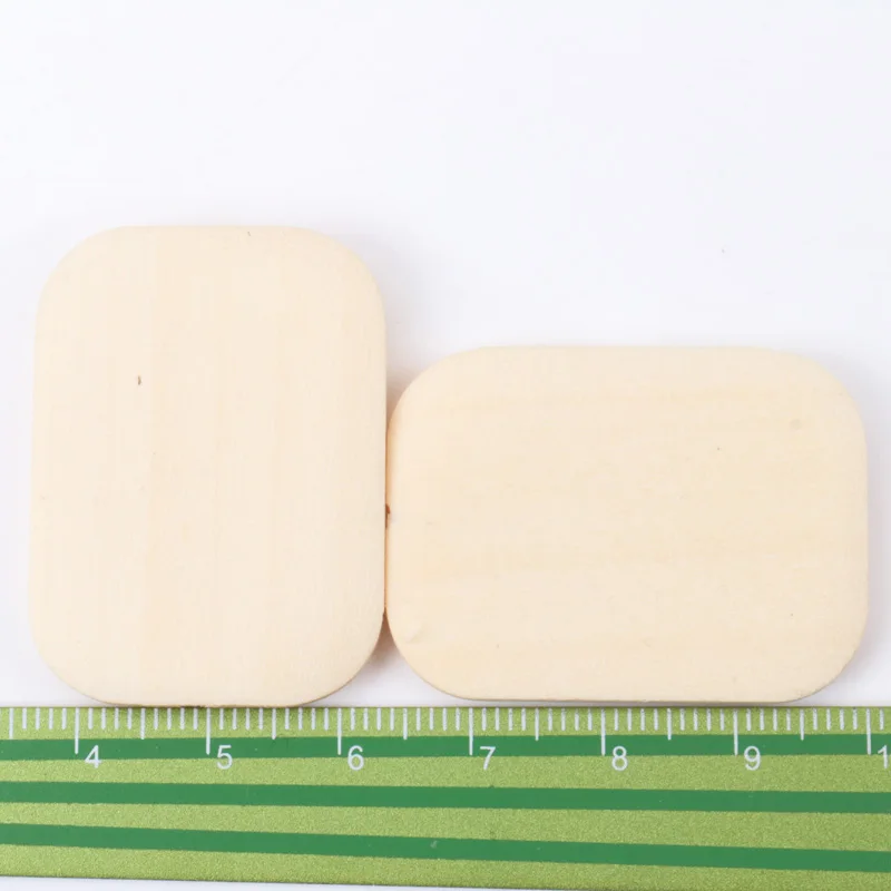 5Pcs Natural Slice of bread Wooden Round Loose Spacer Beads for Jewelry Making Diy 27x37mm 2018 New KL134
