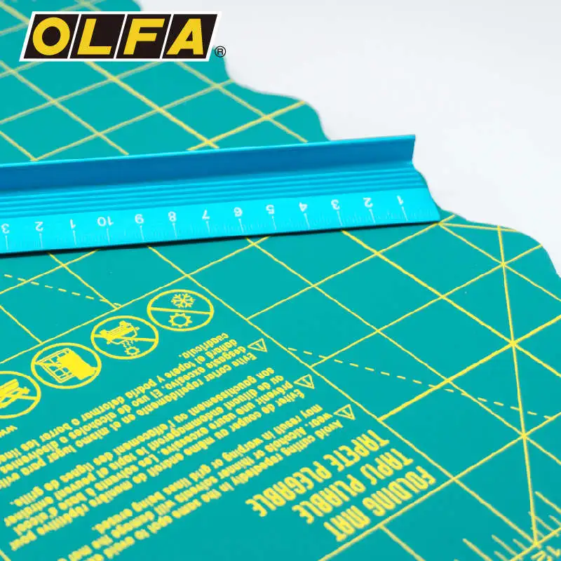 OLFA Foldable Cutter Plate Cushion Green FCM Series A2/A3 Cutting Plate Self-healing Easy to Carry