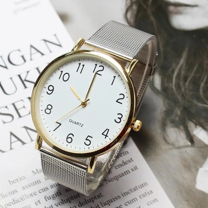 Simples relógio feminino moda aço inoxidável quartzo senhoras relógio de pulso casual feminino presente 2022 reloj mujer relogio feminino