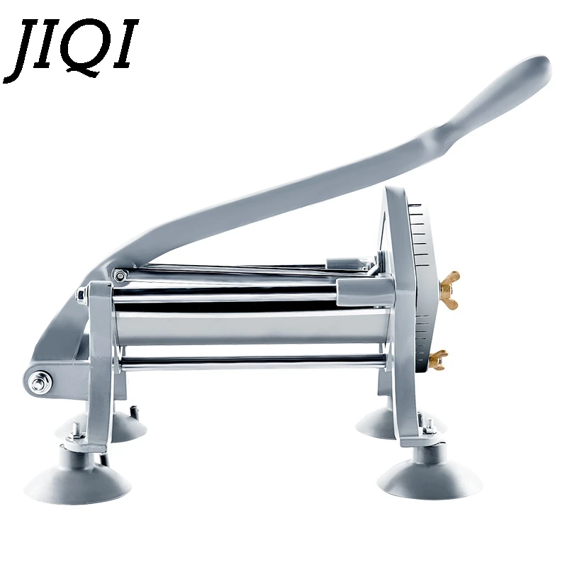 JIQI Potato chips making machine chips potato food French Fry Cutter Manual Kitchen Carrot Cucumber slice cutting machine