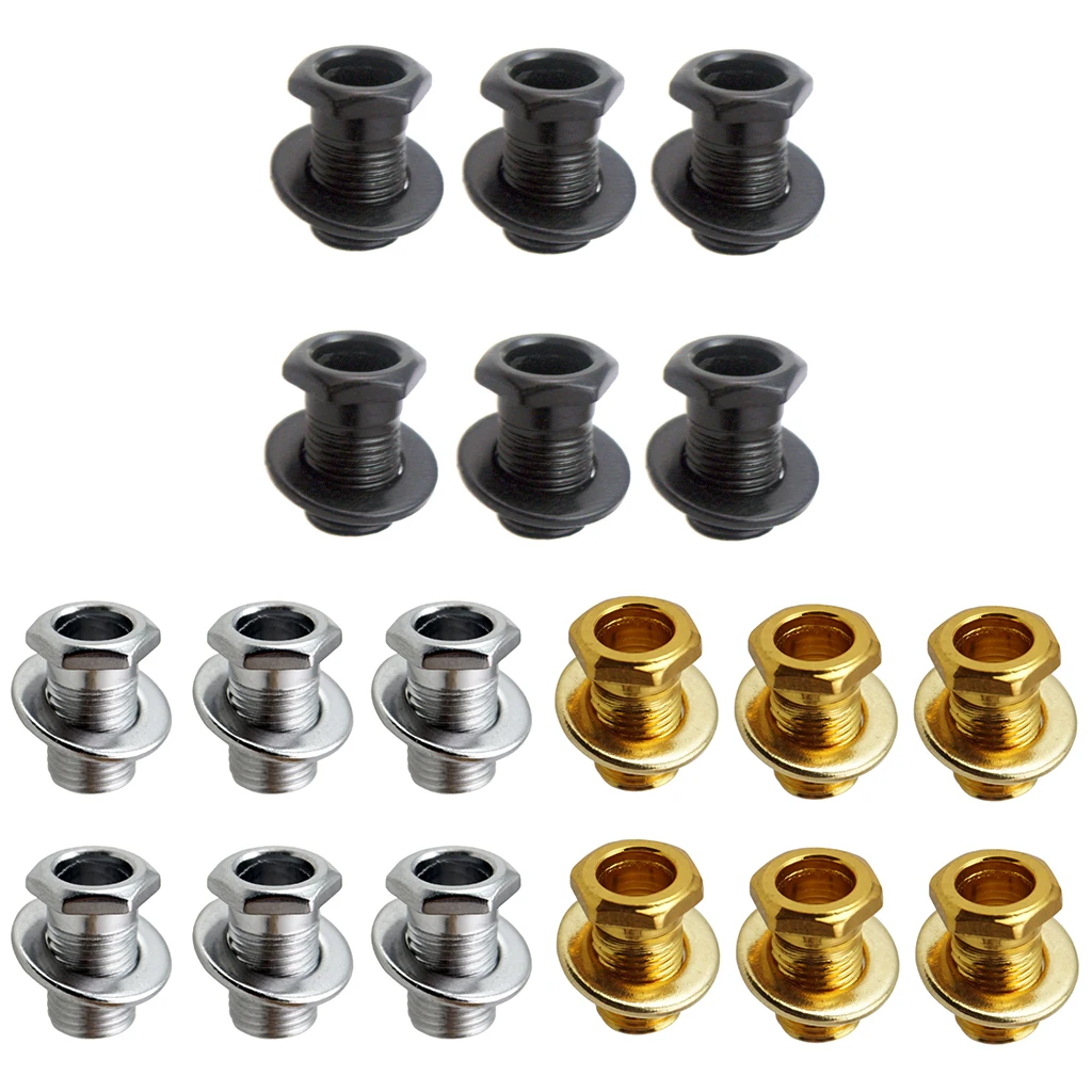 1 Set Iron Tuning Peg Tuning Key Bushing Washer Gasket for Electric/Wood/Acoustic Guitar Replacement Parts image 2
