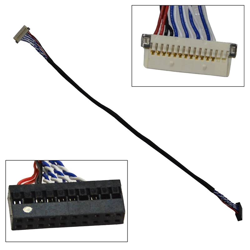 

26cm DF19-D6 14Pin LVDS Cable For LCD Controller 1ch 6-bit 14pins 6Bits HSD141PX11 14.1 inch XGA 1024x768 TFT LCD