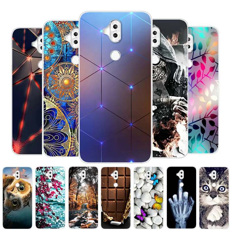 Para zenfone 5 lite caso asus zenfone 5 lite zc600kl silicone tpu macio voltar capa de telefone para asus zenfone 5 lite zc600kl