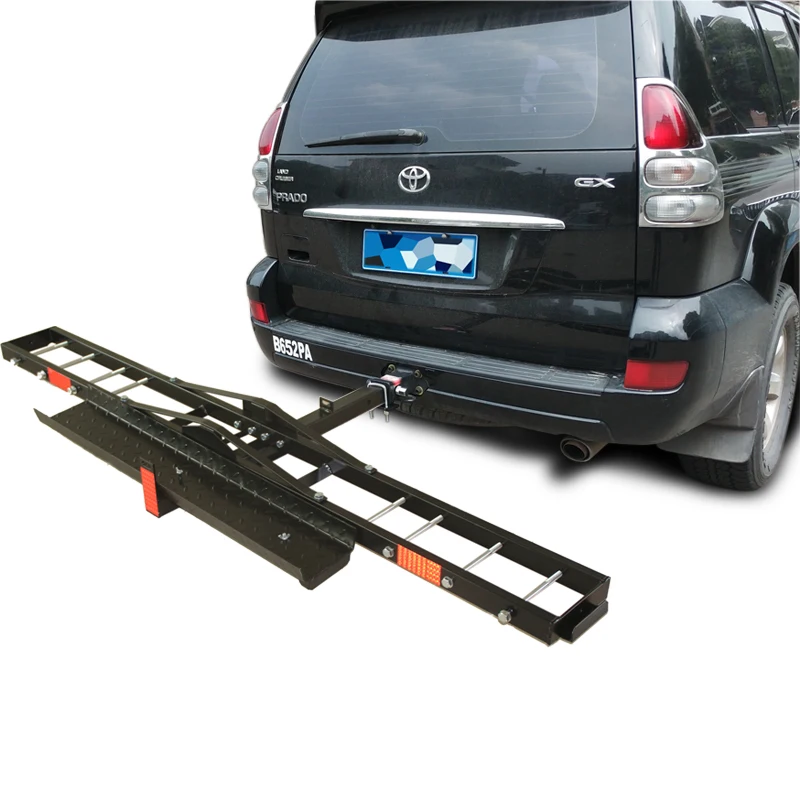 SUV off-road car modification square portable car bike rack rear trailer tail motorcycle frame motorcycle rack for car carrier