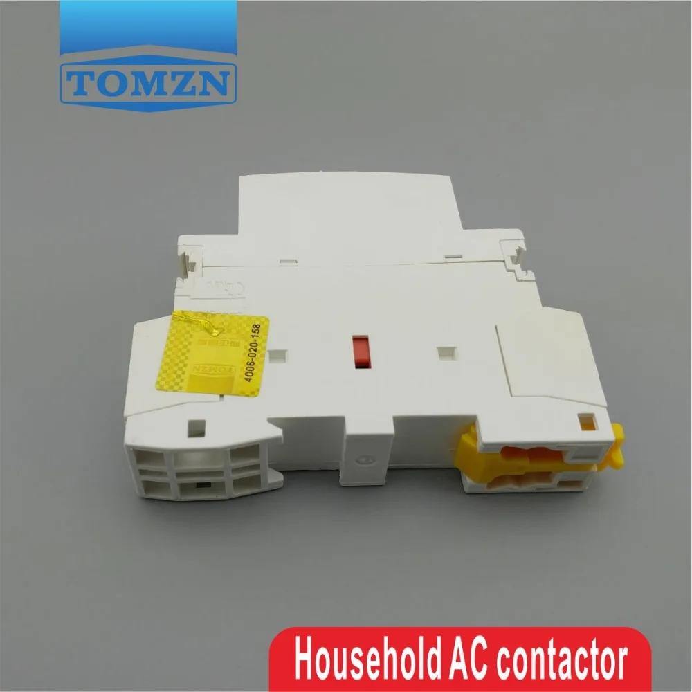 CT1 2P 25A 220V/230V 50/60HZ Din rail Household ac Modular contactor 2NO