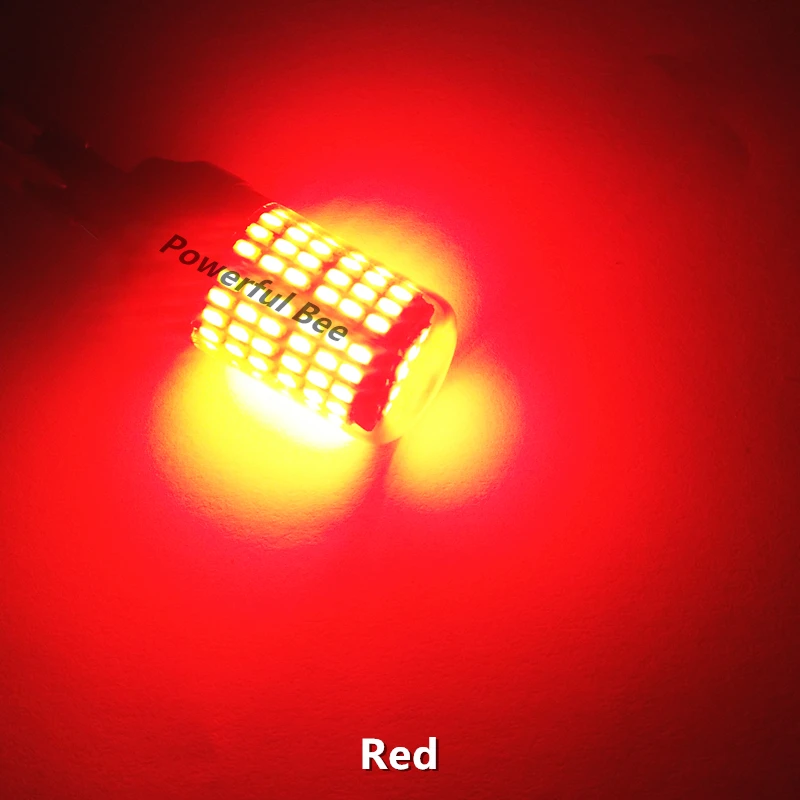 CANBUS 자동차 LED 브레이크 리저브 램프, DRL 방향 지시등, 초점용 전구, T25, 3157, 3156 전력 35W, 2 개